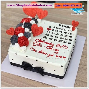 Bánh Sinh Nhật Cuốn Lịch - CL70